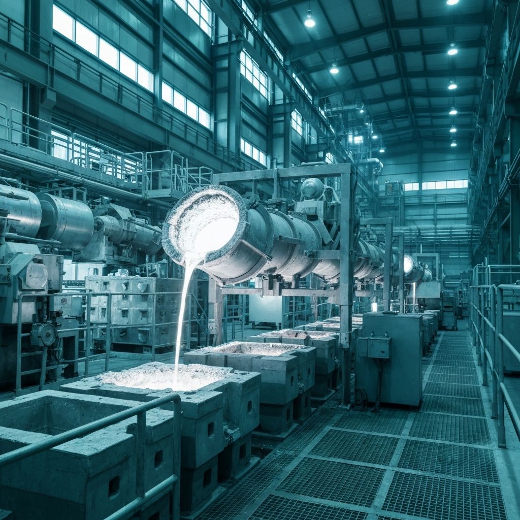 Aluminium smelting facility